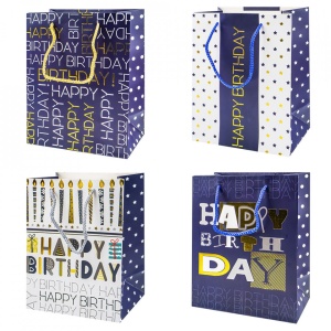 Punga cadou Happy Birthday, 18x23x10 cm