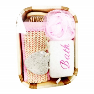 SET ACCESORII BAIE AL-0138 CU SUPORT LEMN