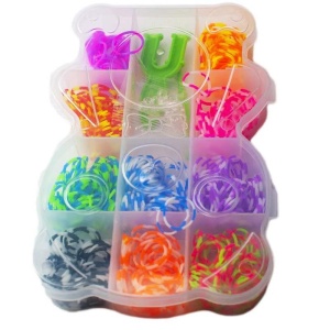 Set creativ elastice, 650 piese, ursulet