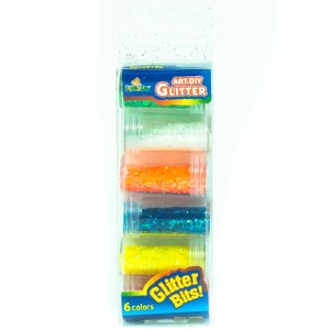 Set Pudra Glitter 6 culori Fosforescent