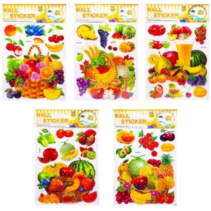 Stickere decorative - 6D, fructe