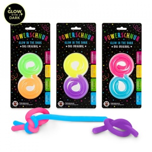 Corzi elastice fosforescente, 30 cm, 2 buc/set - TRENDHAUS