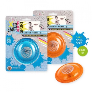 Frisbee cu led, 8,5 cm - TRENDHAUS