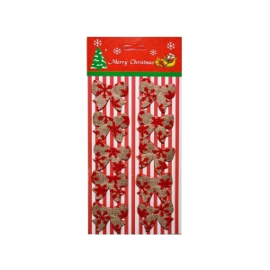 Fundite decorative, material textil, 10/set