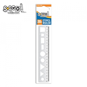 Liniar cu sabloane geometrice, 20 cm - S-COOL