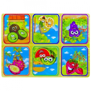 Puzzle lemn, Fructe