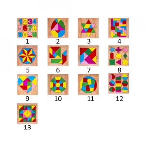 Puzzle lemn, incastru