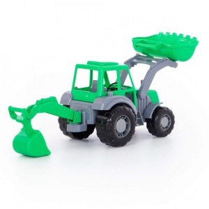 Tractor-excavator - Altay, 37x17x22 cm, Polesie