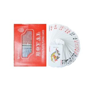 Carti de joc, din plastic, Royal - 2 set/cutie
