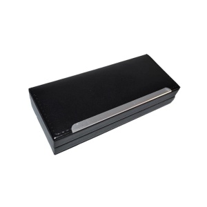 Caseta-etui negru pentru 2 instrumente de scris