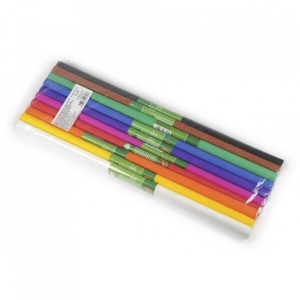 Hartie creponata 200x50cm, Curcubeu, 10 culori/set - Koh-I-Noor
