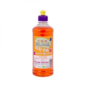 Lipici PVA, 500ml, portocaliu - TUBAN