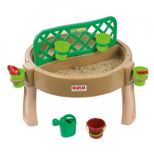 Masuta activitati, 4 in 1: Gradinarit/apa/nisip/creativitate - Dolu