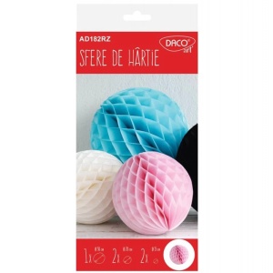 ACCESORII SFERE DE HARTIE SET 5 DACO
