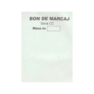 Bon de marcaj A7 autocopiativ, 2 exemplare, 100 file