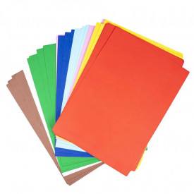 Carton color A4, 10 culori, 140g, 100 coli/set - NEBO