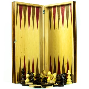 Joc Clasic Table + Sah Lemn Mici Medias