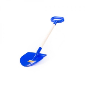 Lopata plastic cu maner din lemn, 60x16x5 cm, Wader