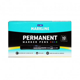 Marker permanent markline, , negru MP100BLK – Linc