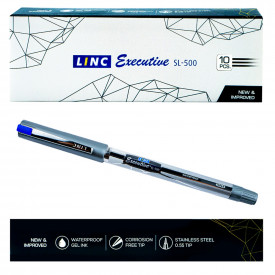 Pix cu gel Executive albastru 0,5mm - LINC