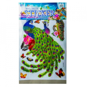 Stickere decorative - pauni/litere/cifre