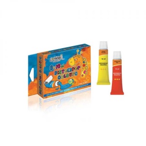 Tempera 16 ml, 6 culori/set - S-COOL