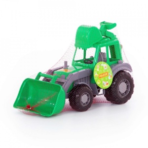 Tractor-excavator - Altay, 37x17x22 cm, Polesie