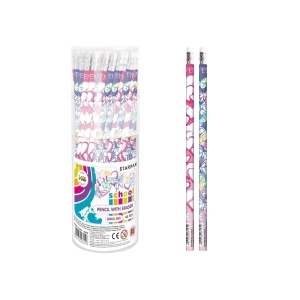 Creion cu guma fetite 48/set - STARPAK