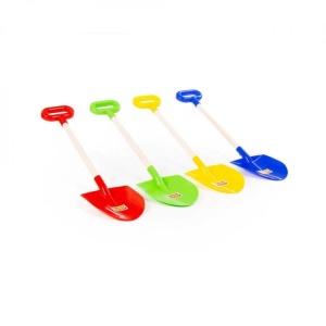 Lopata plastic cu maner din lemn, 60x16x5 cm, Wader
