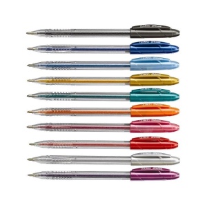 Pix cu gel si sclipici Shine set 10 culori 1mm - LINC