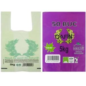 PUNGA MAIEU BIODEGRADABILA 50BUC/SET 5KG 26X14X45CM