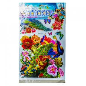 Stickere decorative - pauni/litere/cifre