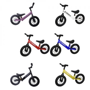 Bicicleta din metal, fara pedale, roti cauciuc