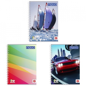 Caiet A4 80 file cu spira DR - NEBO