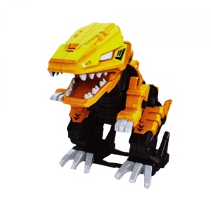 Cuburi constructii Robozaur, cu baterii - T-REX (Tyrannosaurus rex)