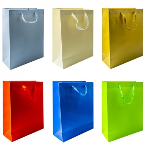 Punga cadou unicolora, 26x32x10 cm