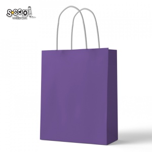 Punga hartie Craft, mov, 26x32x12 cm - S-COOL