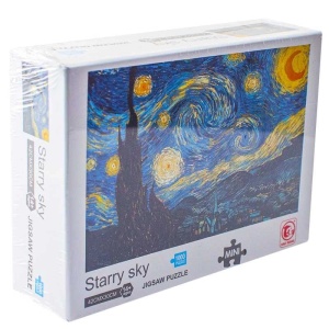 Puzzle carton mini, Noapte instelata, 1000 piese