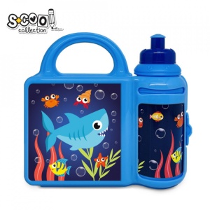 Set: Sticla apa + cutie sandwich, Shark - S-COOL