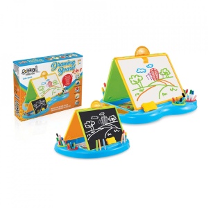 Tablita din plastic, 2 in 1, cu suport si accesorii, 49x7x41 cm - S-COOL