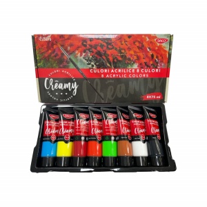 TEMPERA ACRIL 8 CUL CREAMY DACO CU3875