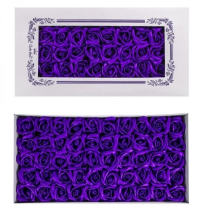 Trandafiri decorativi, din sapun, 50 buc/set - INDIGO