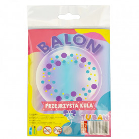 Balon transparent 45 cm - Buline 2 - TUBAN