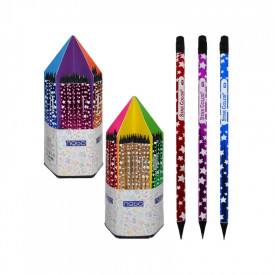 Creioane grafit cu radiera, 144/display - NEBO 16144