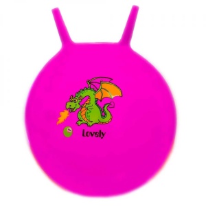 Minge cauciuc cu 2 manere, animale, 55cm, 400g