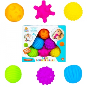 Mingiute senzoriale pentru bebelusi, 6 buc/set