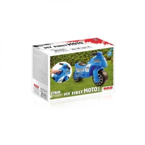 Motocicleta fara pedale, albastru, 50x71x27 cm - Dolu