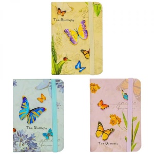 Notes A5 cu elastic, 80 file, Fluturasi