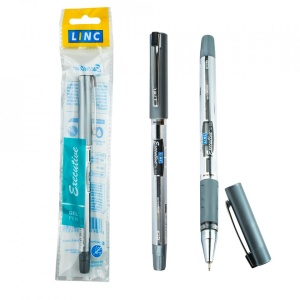 Pix cu gel Executive negru 0,5mm - LINC