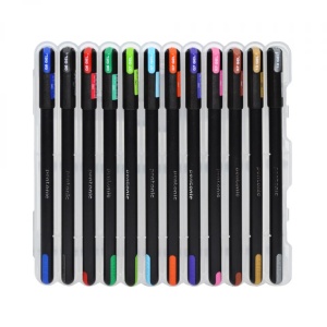 Pixuri cu gel Linc Pentonic, 12 culori/set 856SET – Linc